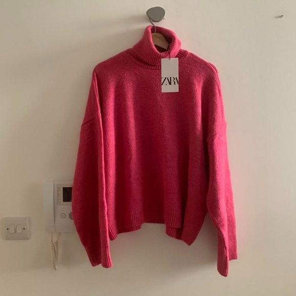 Zara Sweaters - Zara pink sweater  Size M